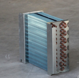 4.2 مگاپاسکال SS316L مایع سینوسی مبدل حرارتی لوله فن دار مس